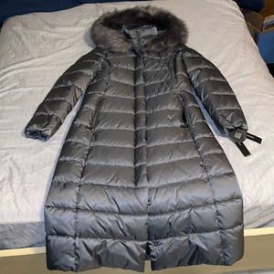 Tahari Long Winter Puffer Coat